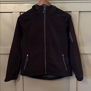 Black Diamond Soft Shell Jacket Coat Full Zip Ski Climb Hike Outdoor Black Small